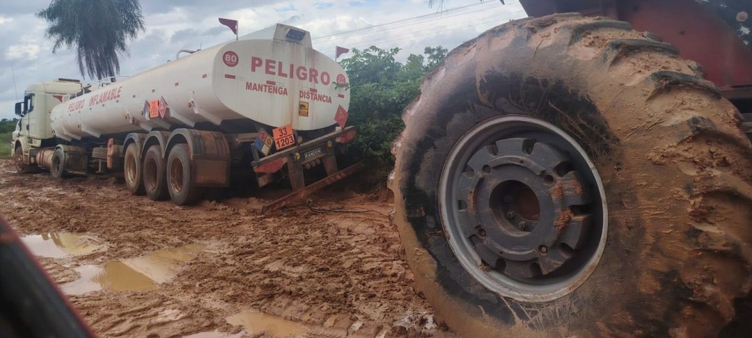 San Matías: moradores reclamam do mau estado da estrada para San Ignacio de Velasco