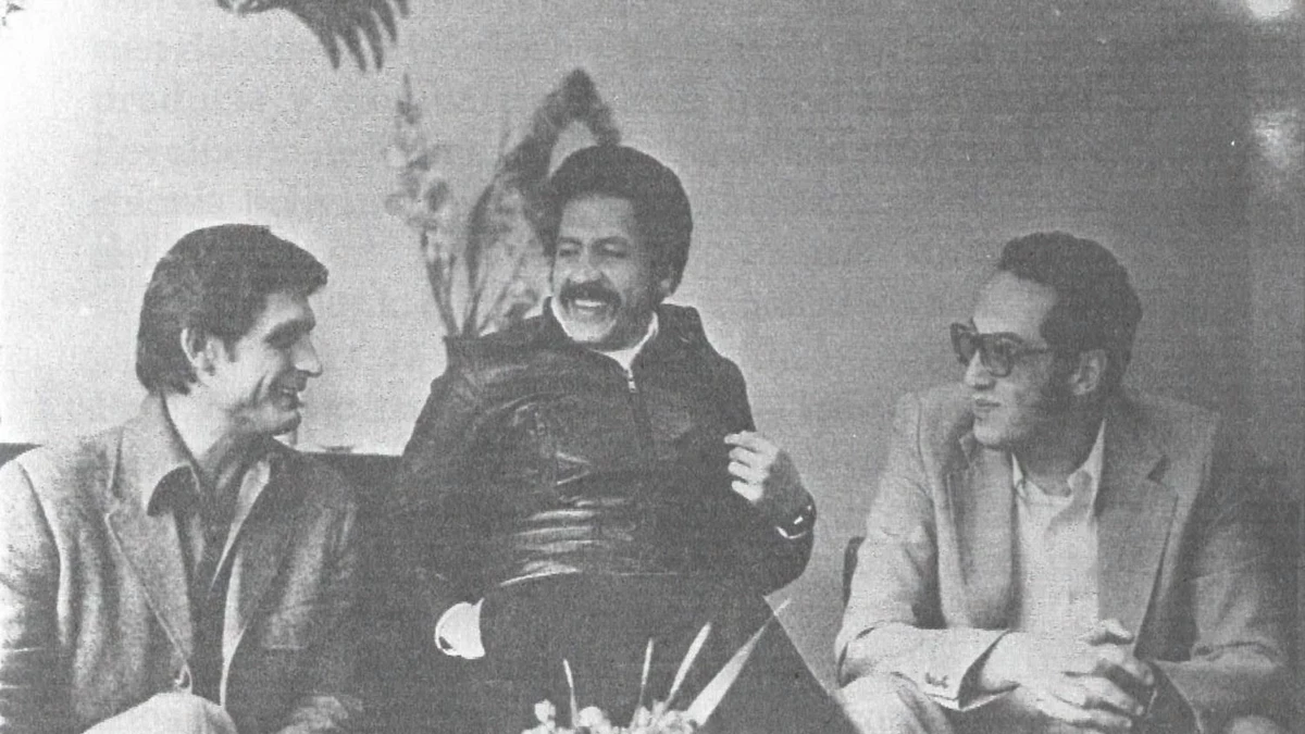 Jaime Paz Zamora y Oscar Eid se despiden de Antonio Araníbar Jaime Paz Zamora y Oscar Eid se despiden de Antonio Araníbar