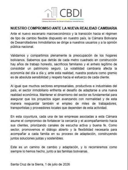 Desarrolladores inmobiliarios buscan dar certezas tras el dólar flexible