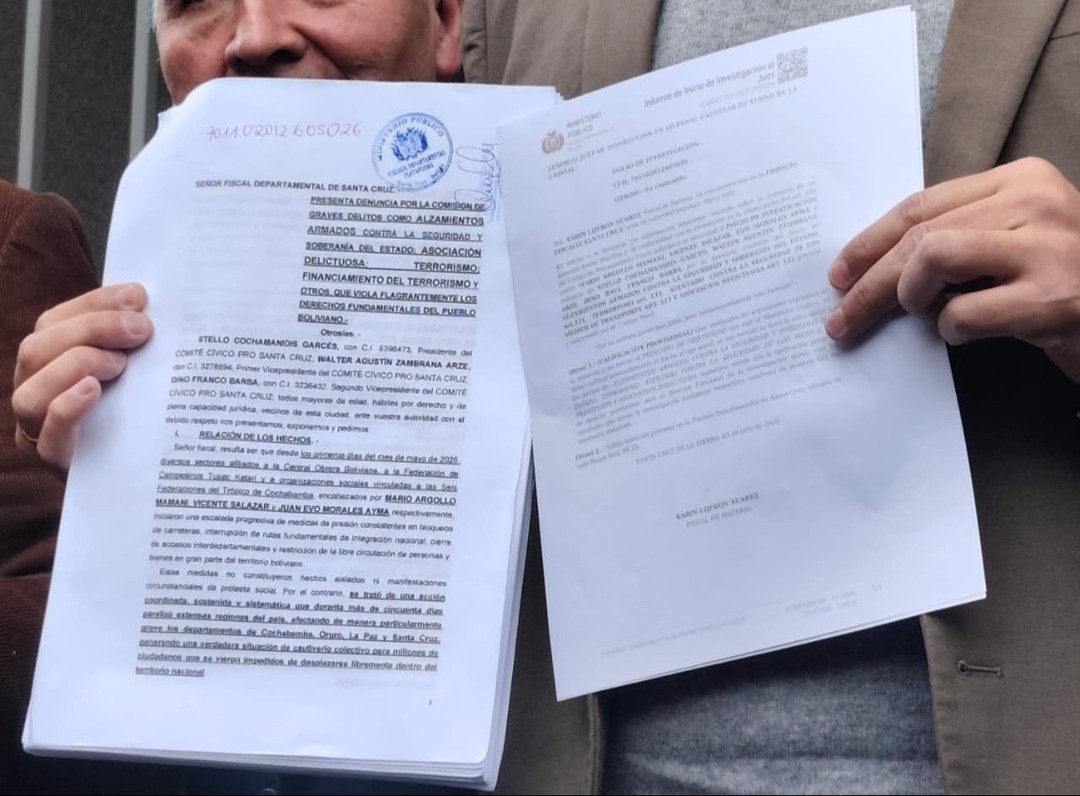 Cochamanidis tacha de "cobarde" a Morales y pide al Gobierno aportar pruebas sobre bloqueos- Cochamanidis tacha de "cobarde" a Morales y pide al Gobierno aportar pruebas sobre bloqueos