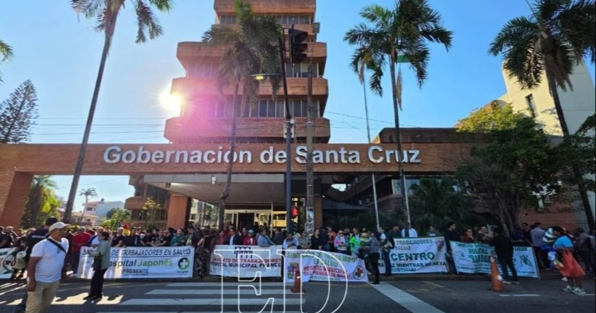 Gobernación de Santa Cruz anuncia pago al sector salud tras recibir desembolso del Ministerio de Economía
