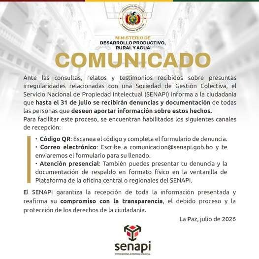 El 31 de julio vence el plazo para presentar denuncias por presuntas irregularidades en Sobodaycom- El 31 de julio vence el plazo para presentar denuncias por presuntas irregularidades en Sobodaycom