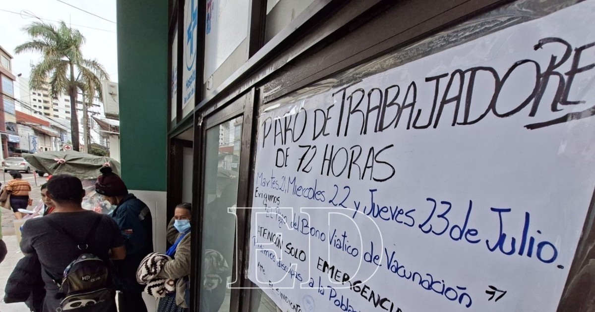 El sector salud ratifica las 72 horas de paro pese a la advertencia municipal