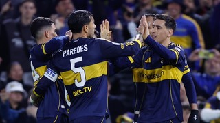 Boca celebrates at La Bombonera: defeats O'Higgins in Copa Sudamericana playoff first leg