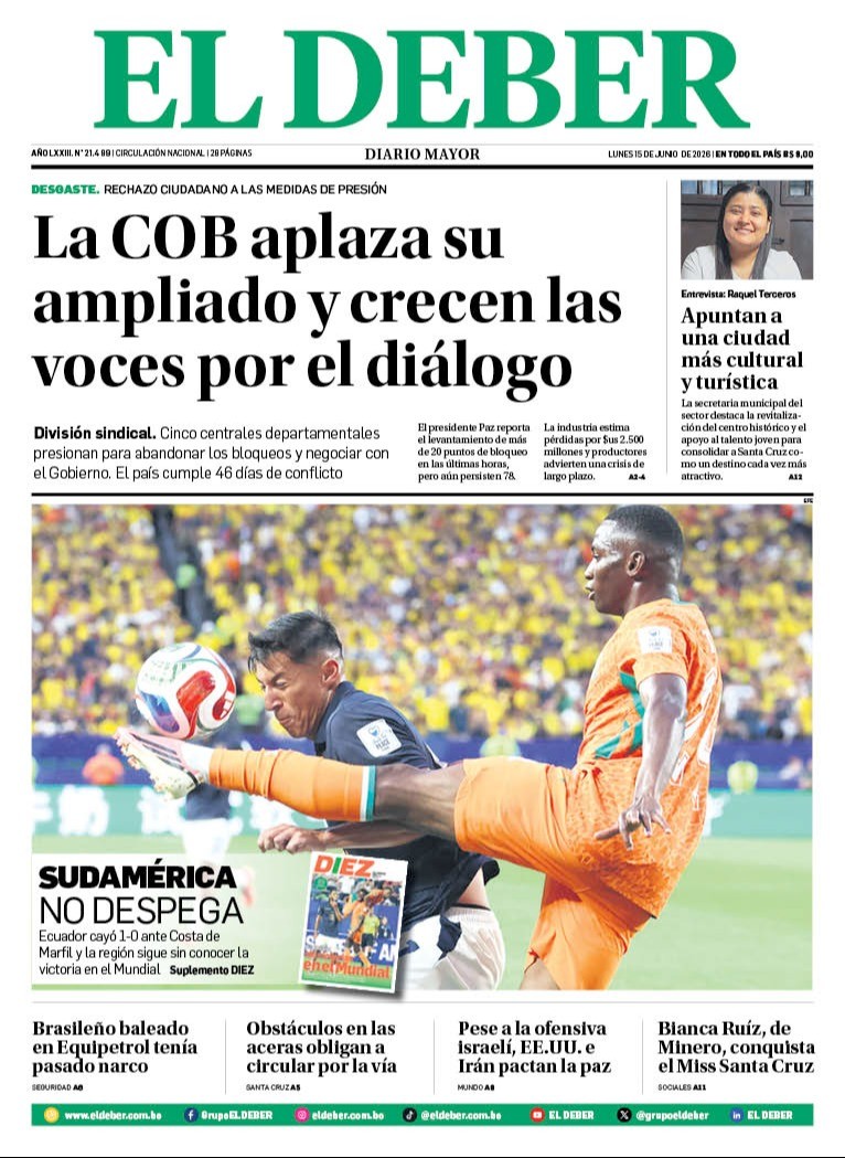 TAPA DEL DÍA (15/06/2026)