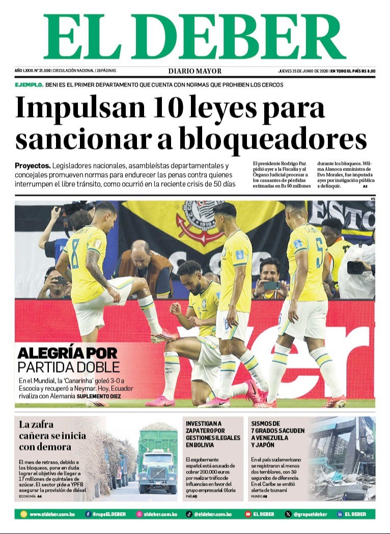 TAPA DEL DÍA (25/06/2026)