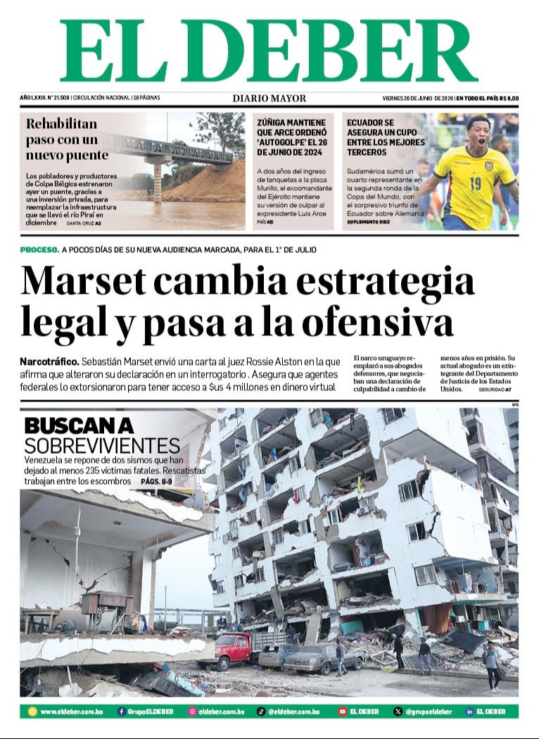TAPA DEL DÍA (26/06/2026)
