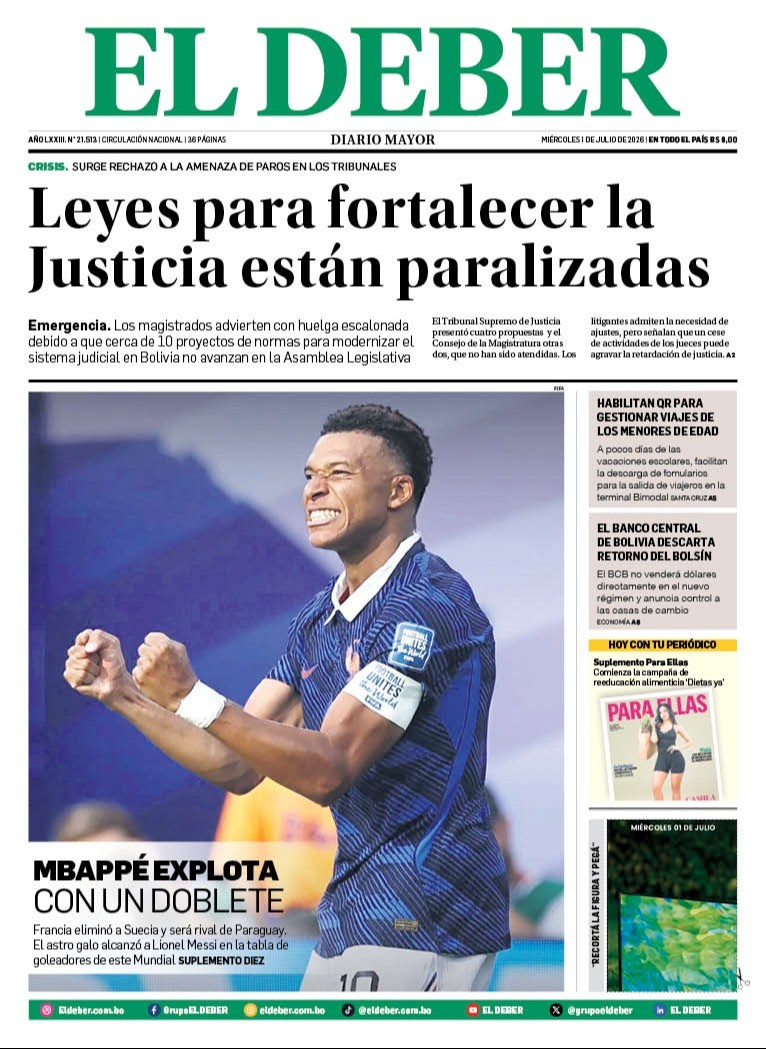 TAPA DEL DÍA (01/07/2026)