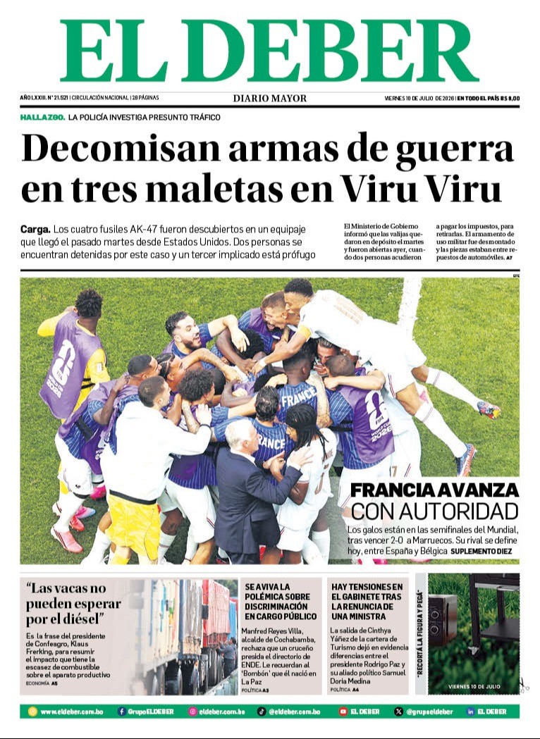 TAPA DEL DÍA (10/07/2026)
