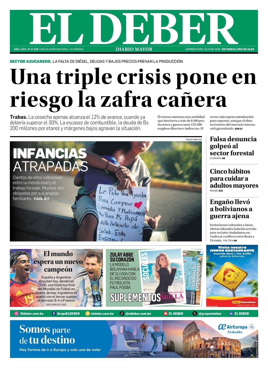TAPA DEL DÍA (17/07/2026)