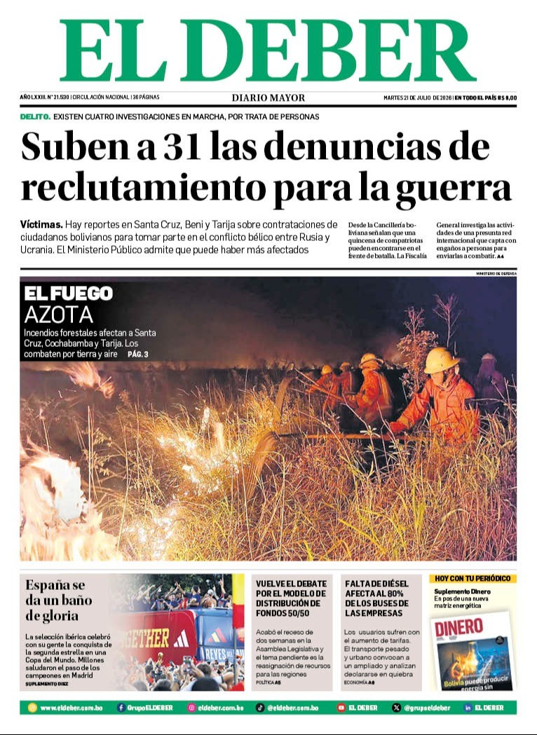 TAPA DEL DÍA (21/07/2026)