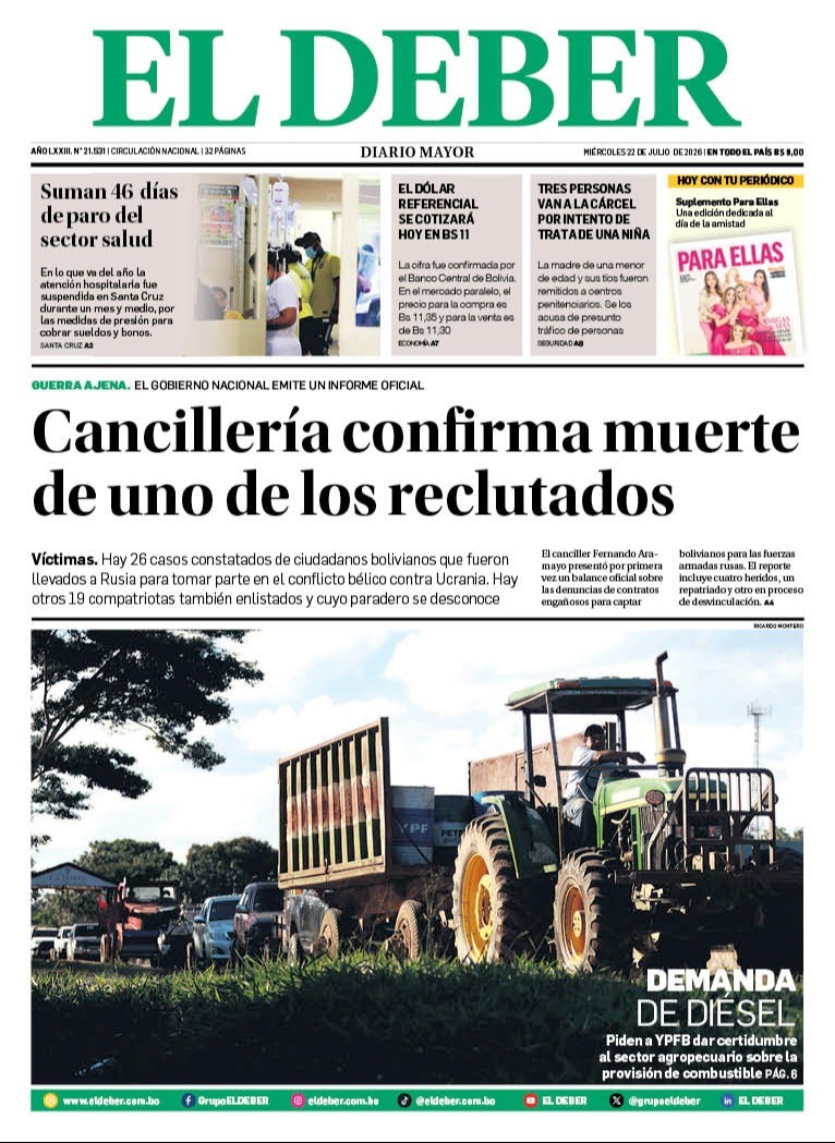 TAPA DEL DÍA (22/07/2026)