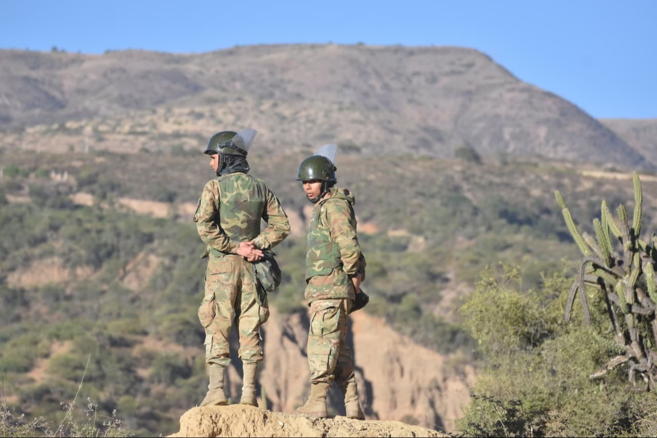 El estado de excepción llegó cuando Bolivia cerraba el día 50 de conflicto y 45 de bloqueos /FOTO APG
