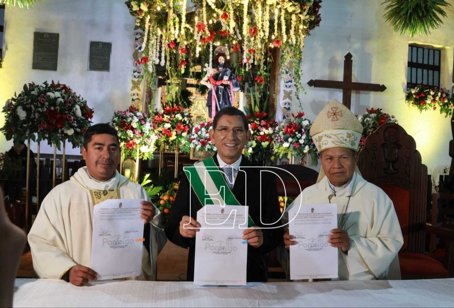 Porongo celebra la festividad de su santo patrono: San Juan Bautista /Fotos: Ricardo Montero